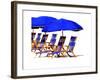 Beach Chairs II-Karen Williams-Framed Giclee Print