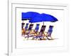 Beach Chairs II-Karen Williams-Framed Giclee Print