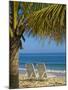 Beach Chairs on Grand Anse Beach, Grenada, Windward Islands, Caribbean-Michael DeFreitas-Mounted Photographic Print