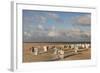 Beach Chairs on the Beach of Sankt Peter Ording-Markus Lange-Framed Photographic Print