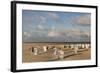 Beach Chairs on the Beach of Sankt Peter Ording-Markus Lange-Framed Photographic Print