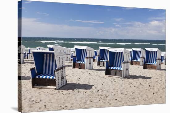 Beach Chairs on the Beach of Westerland-Markus Lange-Stretched Canvas