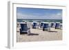 Beach Chairs on the Beach of Westerland-Markus Lange-Framed Premium Photographic Print