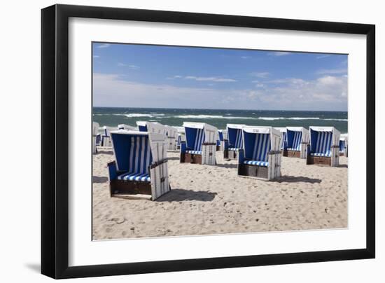 Beach Chairs on the Beach of Westerland-Markus Lange-Framed Photographic Print