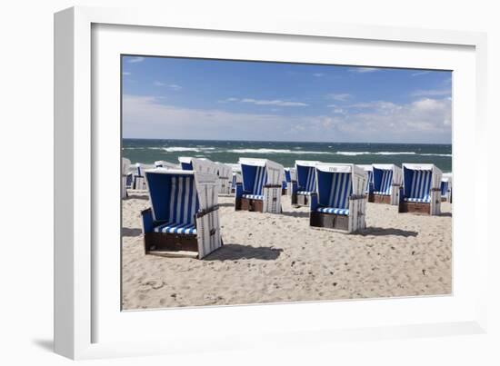 Beach Chairs on the Beach of Westerland-Markus Lange-Framed Photographic Print