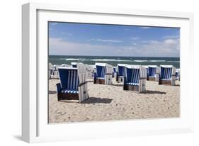 Beach Chairs on the Beach of Westerland-Markus Lange-Framed Photographic Print