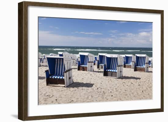 Beach Chairs on the Beach of Westerland-Markus Lange-Framed Photographic Print