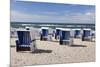 Beach Chairs on the Beach of Westerland-Markus Lange-Mounted Photographic Print