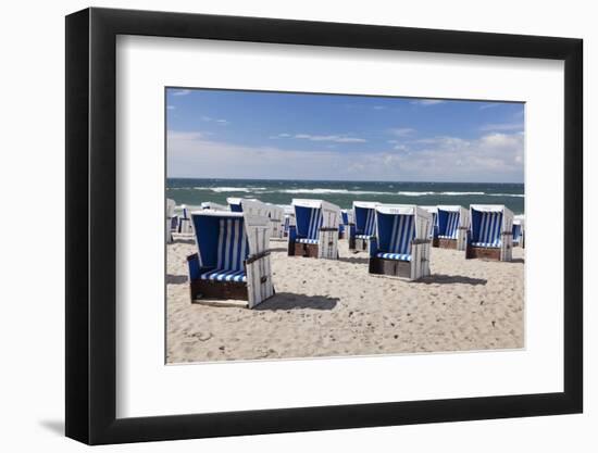 Beach Chairs on the Beach of Westerland-Markus Lange-Framed Photographic Print