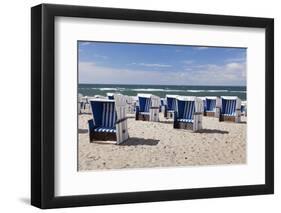Beach Chairs on the Beach of Westerland-Markus Lange-Framed Photographic Print