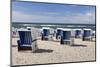 Beach Chairs on the Beach of Westerland-Markus Lange-Mounted Photographic Print