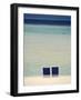 Beach Chairs on White Sand Beach of Ari Atoll, Maldives-Stuart Westmoreland-Framed Photographic Print