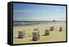 Beach Chairs, Usedom, Baltic Sea, Mecklenburg-Vorpommern, Germany, Europe-Jochen Schlenker-Framed Stretched Canvas