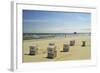 Beach Chairs, Usedom, Baltic Sea, Mecklenburg-Vorpommern, Germany, Europe-Jochen Schlenker-Framed Photographic Print