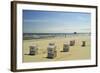 Beach Chairs, Usedom, Baltic Sea, Mecklenburg-Vorpommern, Germany, Europe-Jochen Schlenker-Framed Photographic Print