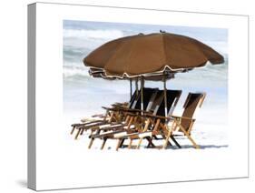 Beach Chairs V-Karen Williams-Stretched Canvas