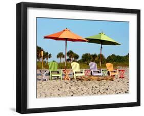 Beach Chairs-Kathy Mansfield-Framed Photographic Print