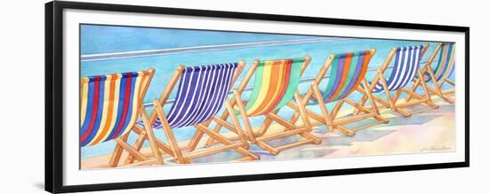 Beach Chairs-Julie Goonan-Framed Premium Giclee Print