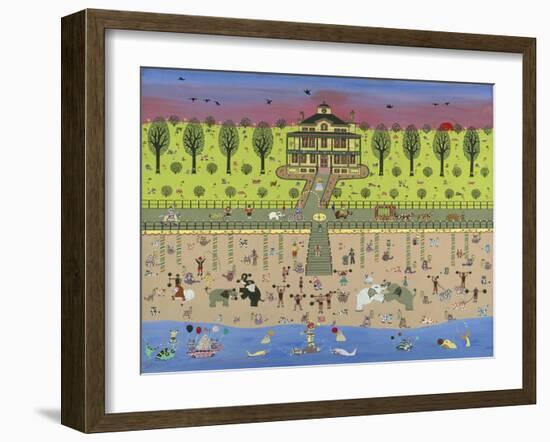 Beach Circus-David Sheskin-Framed Giclee Print