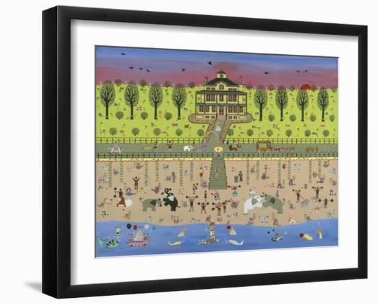 Beach Circus-David Sheskin-Framed Giclee Print