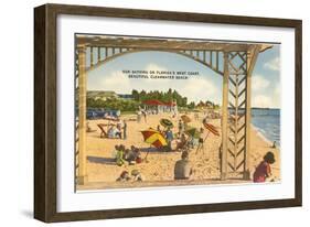 Beach, Clearwater, Florida-null-Framed Art Print