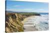 Beach cliffs of Half Moon Bay, California-Bill Bachmann-Stretched Canvas