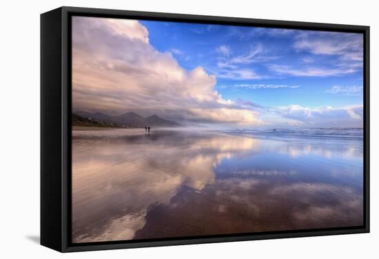 Beach Cloud Walk, Cannon Beach, Oregon Coast-Vincent James-Framed Stretched Canvas