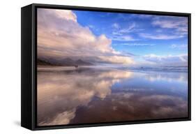 Beach Cloud Walk, Cannon Beach, Oregon Coast-Vincent James-Framed Stretched Canvas