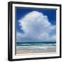 Beach Clouds II-Julia Purinton-Framed Art Print