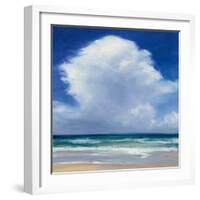 Beach Clouds II-Julia Purinton-Framed Art Print