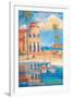 Beach Club I-Paul Brent-Framed Art Print