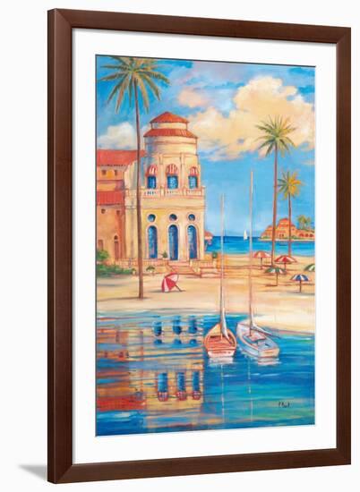 Beach Club I-Paul Brent-Framed Art Print