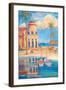 Beach Club I-Paul Brent-Framed Art Print