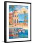 Beach Club I-Paul Brent-Framed Art Print