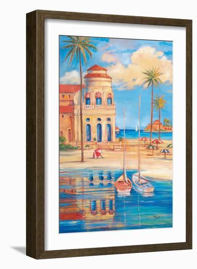 Beach Club I-Paul Brent-Framed Art Print