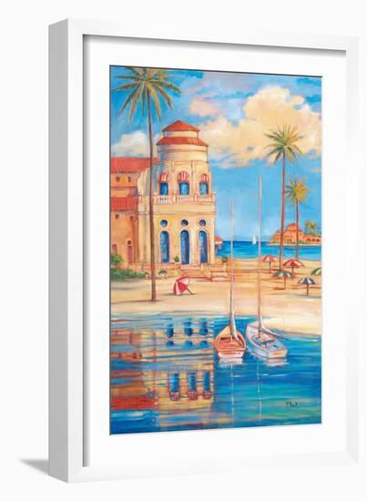 Beach Club I-Paul Brent-Framed Art Print