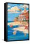 Beach Club II-Paul Brent-Framed Stretched Canvas