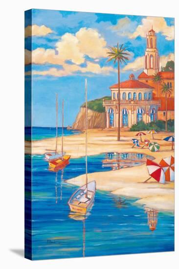 Beach Club II-Paul Brent-Stretched Canvas