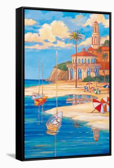 Beach Club II-Paul Brent-Framed Stretched Canvas