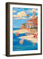 Beach Club II-Paul Brent-Framed Art Print