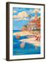 Beach Club II-Paul Brent-Framed Art Print