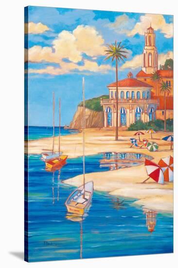Beach Club II-Paul Brent-Stretched Canvas