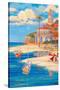 Beach Club II-Paul Brent-Stretched Canvas