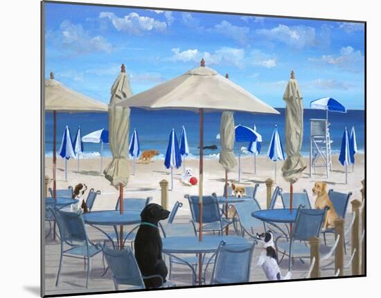 Beach Club Tails II-Carol Saxe-Mounted Art Print