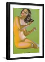 Beach Comber, Cheesecake-null-Framed Art Print