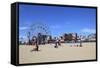 Beach, Coney Island, Brooklyn, New York City, United States of America, North America-Wendy Connett-Framed Stretched Canvas