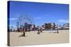 Beach, Coney Island, Brooklyn, New York City, United States of America, North America-Wendy Connett-Stretched Canvas