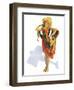 "Beach Costume,"August 9, 1930-Guy Hoff-Framed Giclee Print