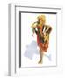 "Beach Costume,"August 9, 1930-Guy Hoff-Framed Giclee Print