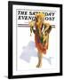 "Beach Costume," Saturday Evening Post Cover, August 9, 1930-Guy Hoff-Framed Giclee Print